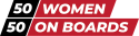 50/50 Women on Boards logo